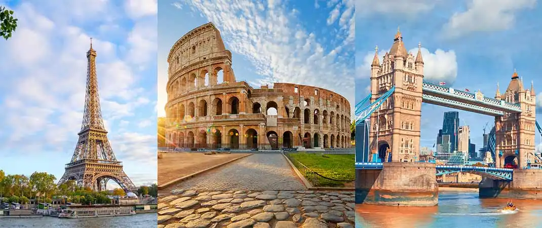 europe tour packages from london